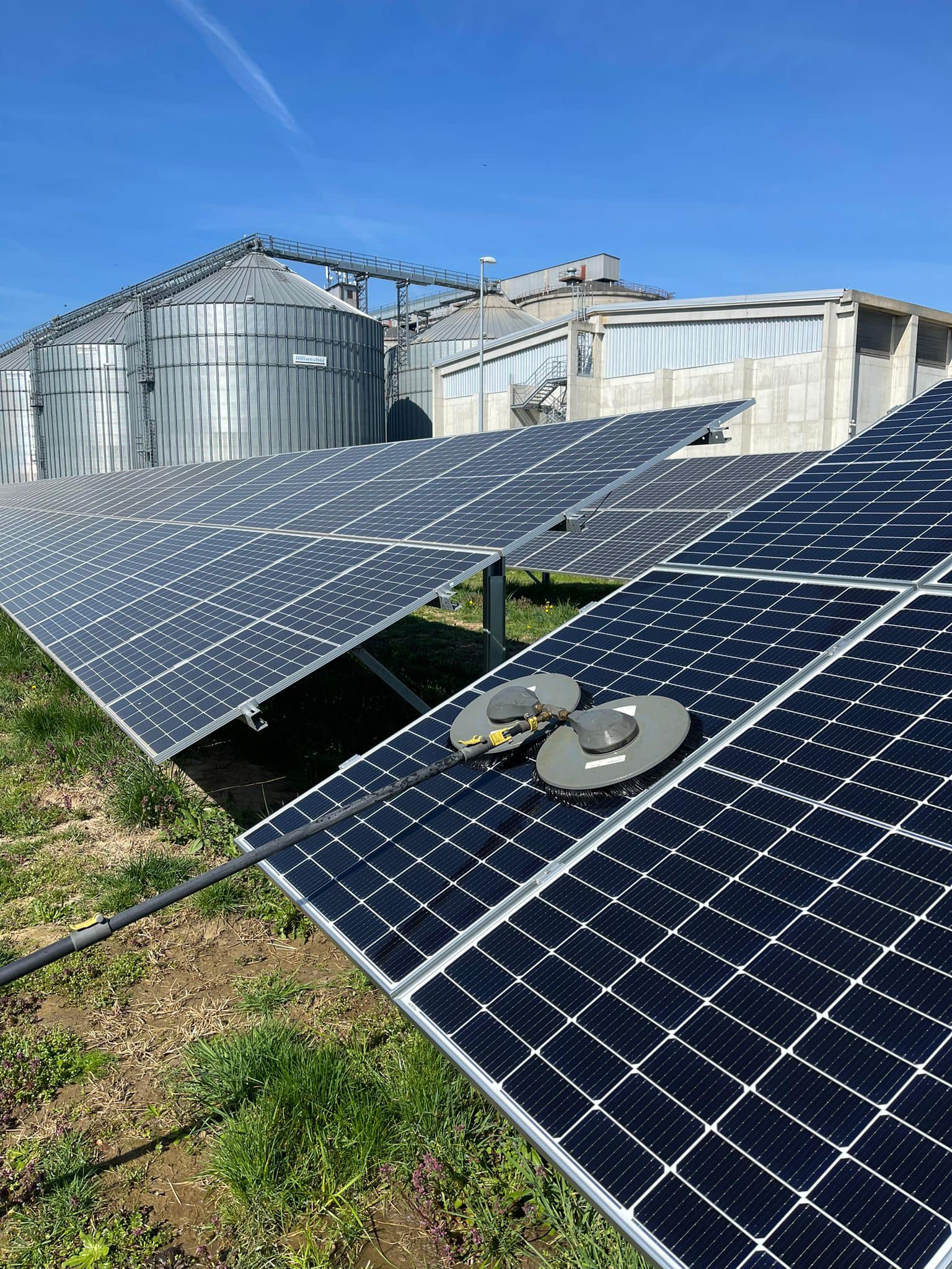 Pranje panela – 616 kWp Tvornica ulja